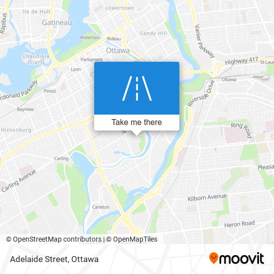 Adelaide Street map