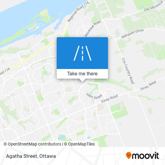 Agatha Street map