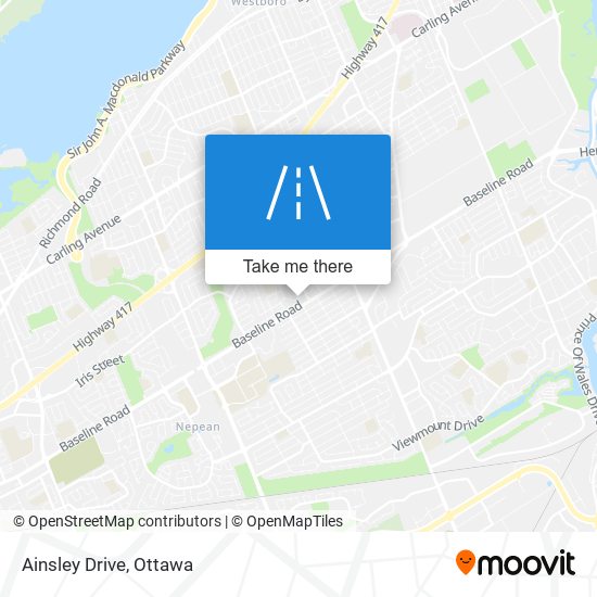 Ainsley Drive map