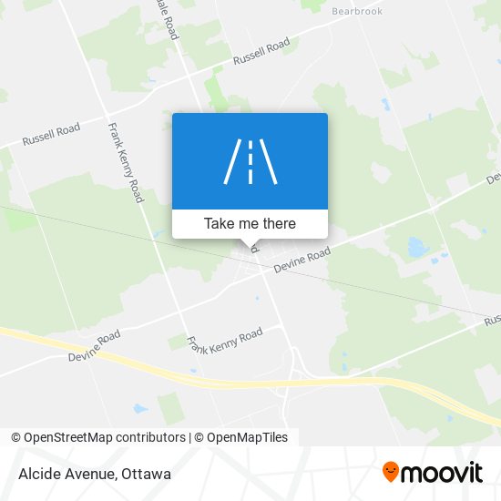 Alcide Avenue map