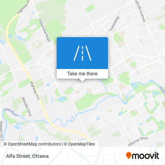 Alfa Street map