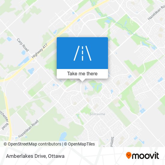 Amberlakes Drive map