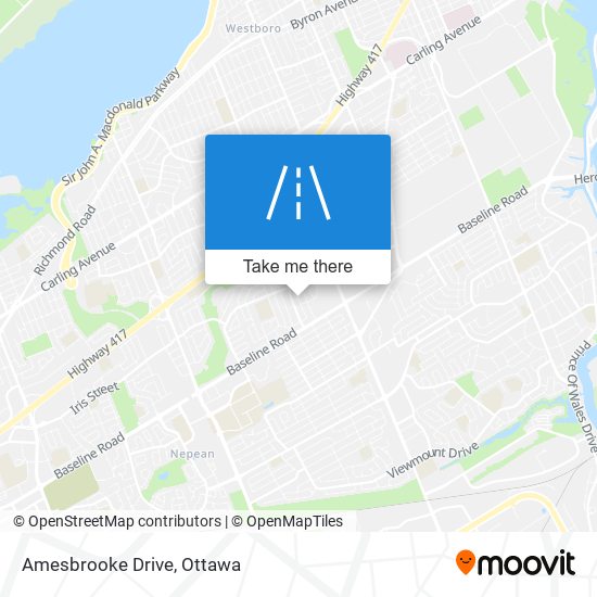 Amesbrooke Drive map