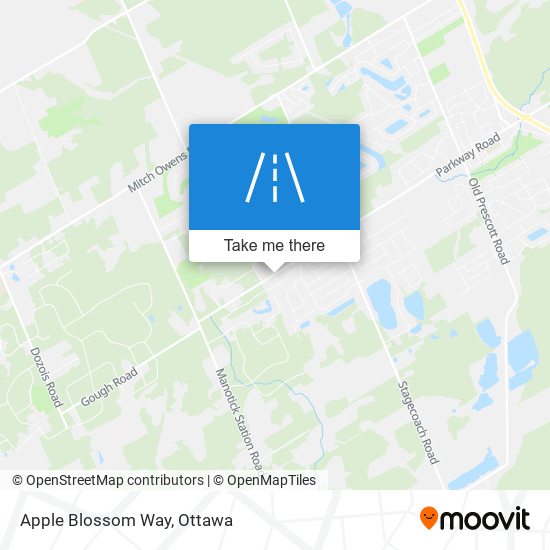 Apple Blossom Way map