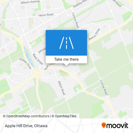 Apple Hill Drive map