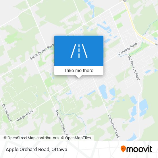 Apple Orchard Road map