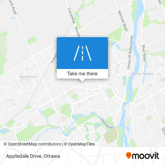 Appledale Drive map