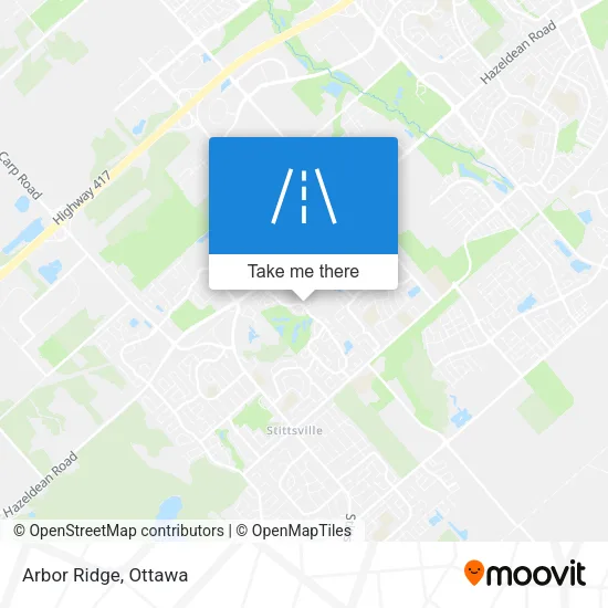 Arbor Ridge map