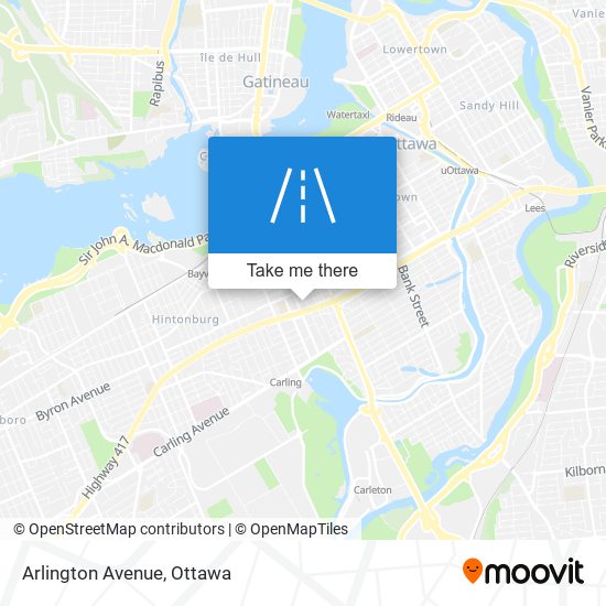 Arlington Avenue map