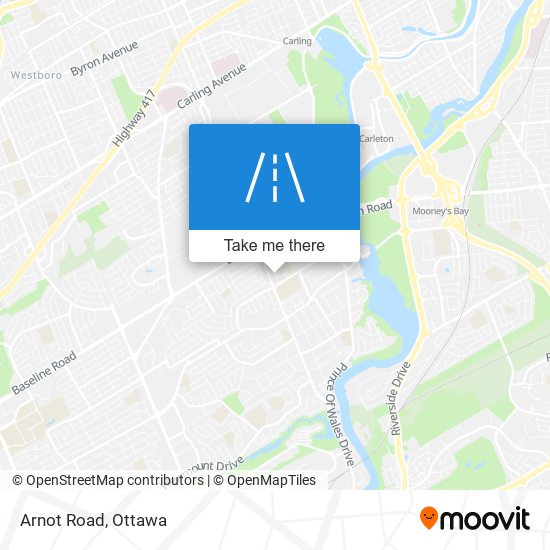 Arnot Road map