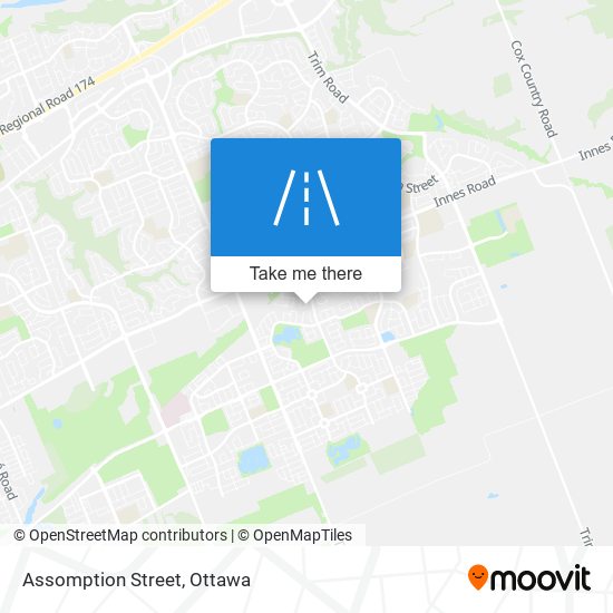 Assomption Street map