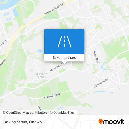 Atkins Street map