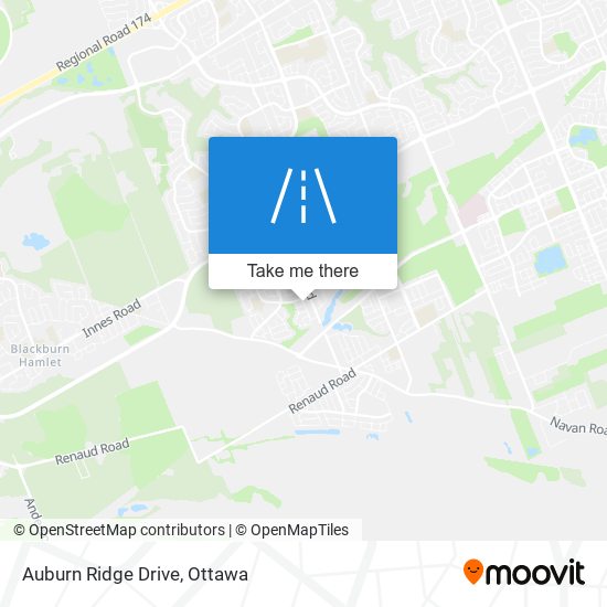 Auburn Ridge Drive map