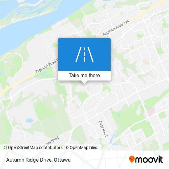 Autumn Ridge Drive map