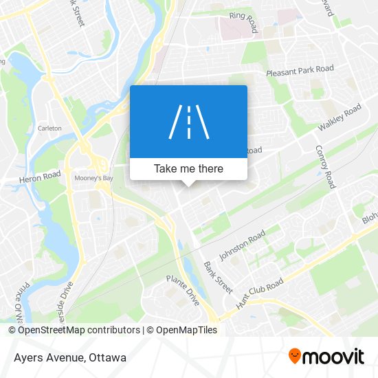 Ayers Avenue map