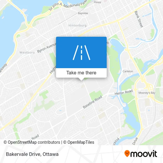 Bakervale Drive map