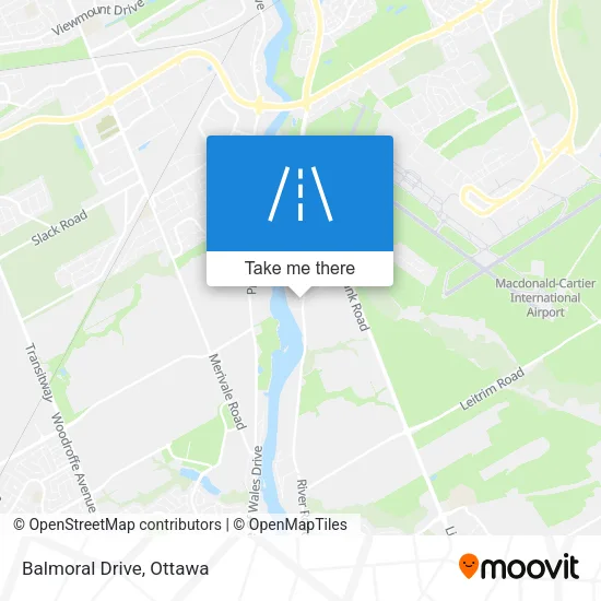Balmoral Drive map