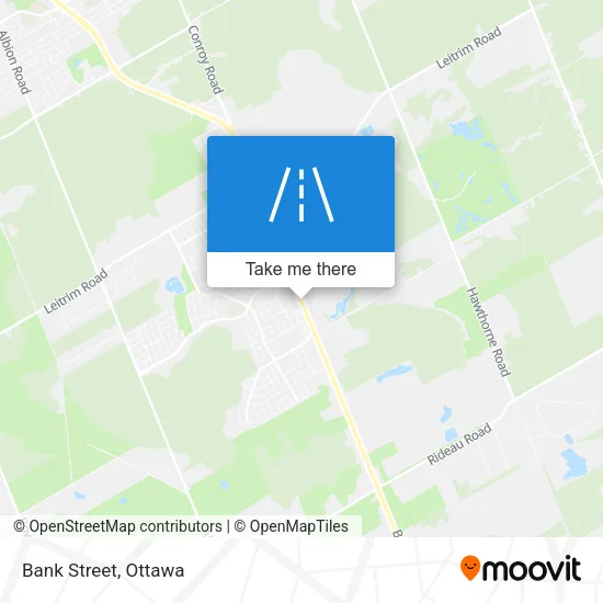 Bank Street map