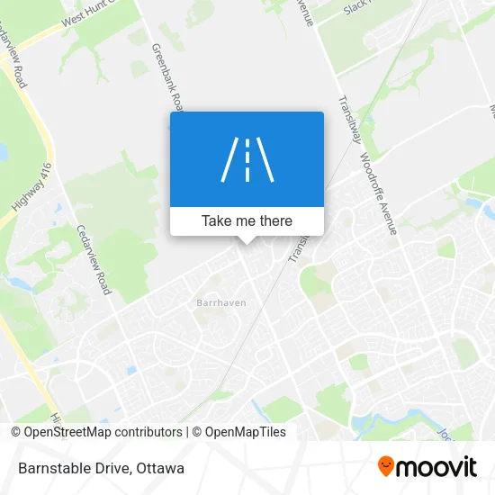Barnstable Drive map