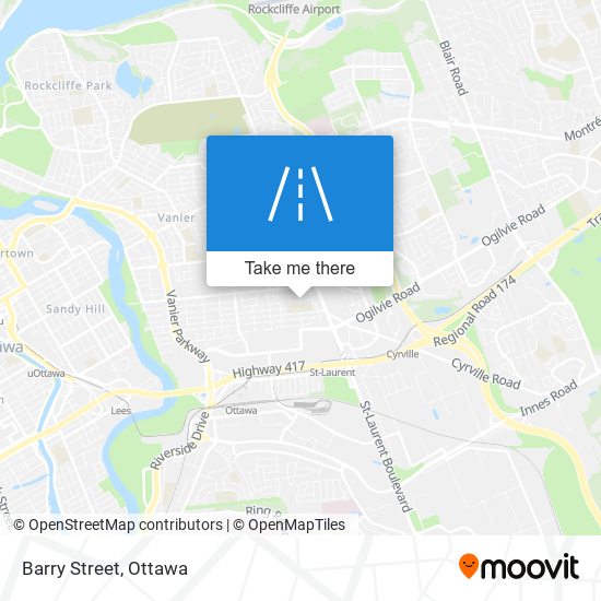 Barry Street map