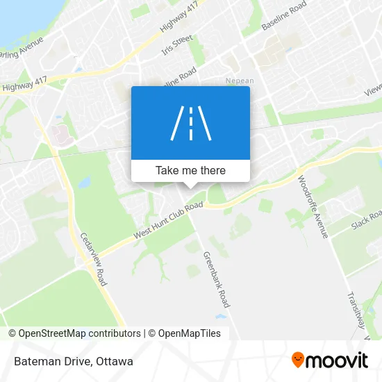 Bateman Drive map