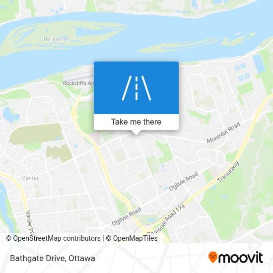 Bathgate Drive map