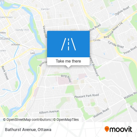 Bathurst Avenue map