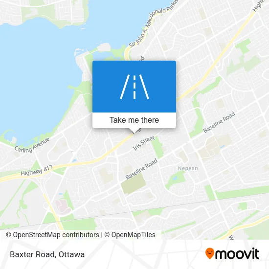Baxter Road map