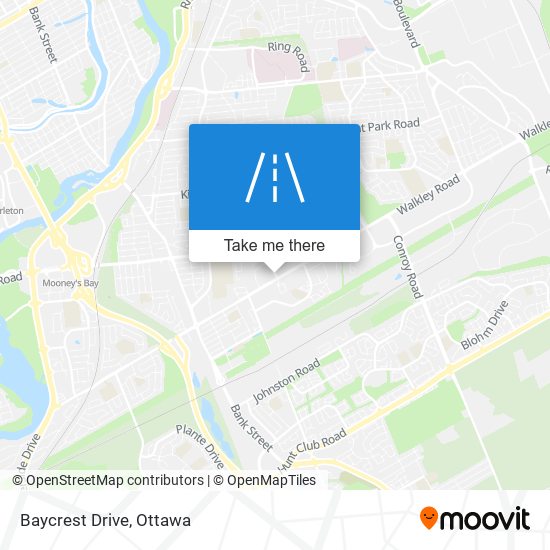 Baycrest Drive map