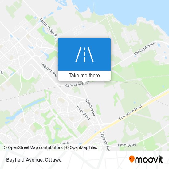 Bayfield Avenue map
