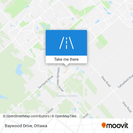 Baywood Drive map