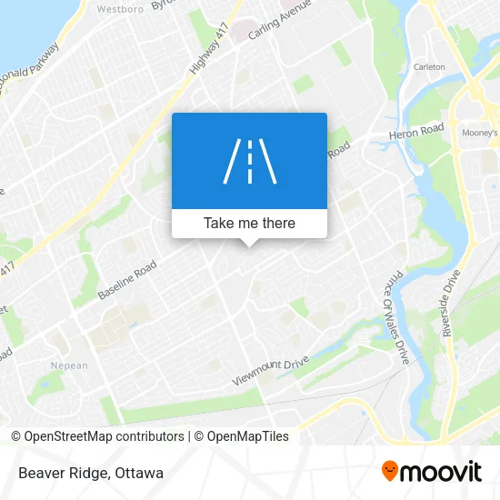 Beaver Ridge map