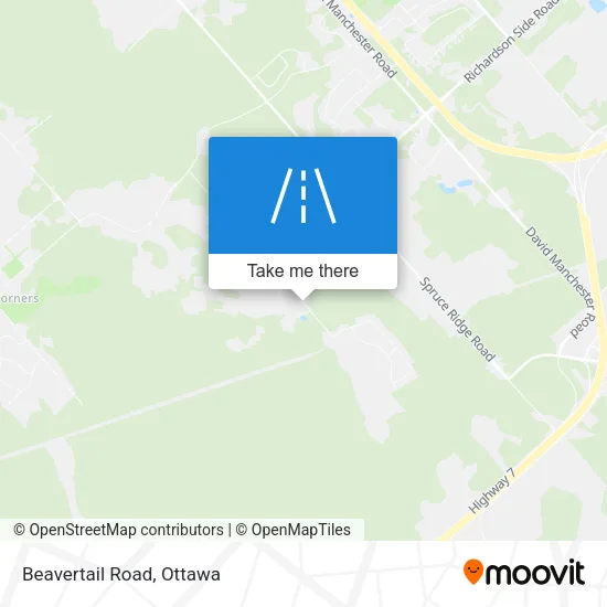 Beavertail Road map