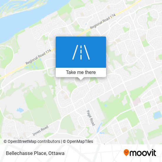 Bellechasse Place map