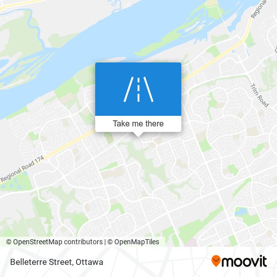 Belleterre Street map