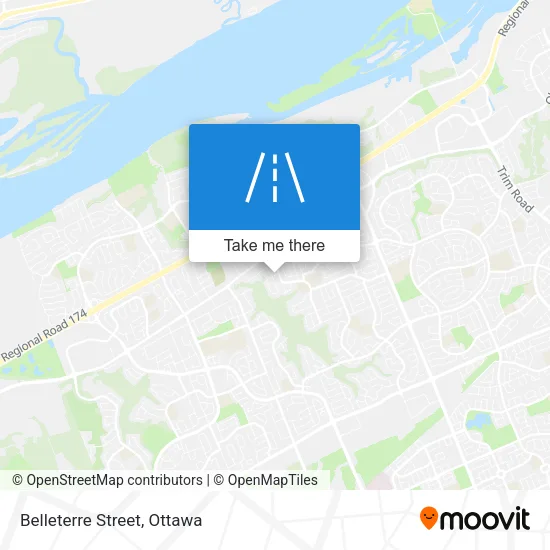 Belleterre Street map