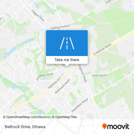 Bellrock Drive map