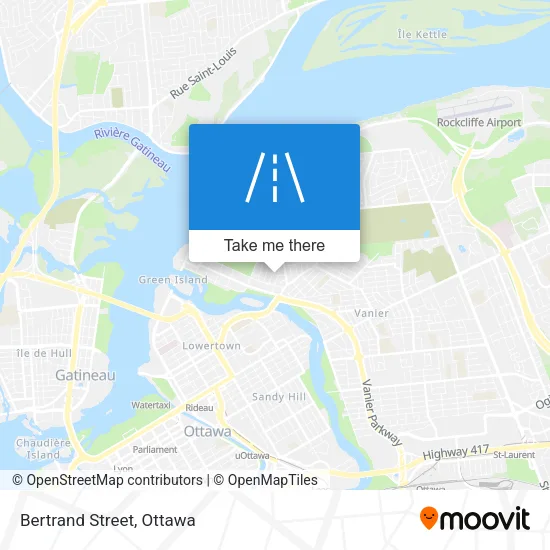 Bertrand Street map