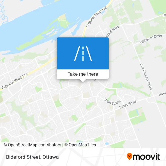 Bideford Street map