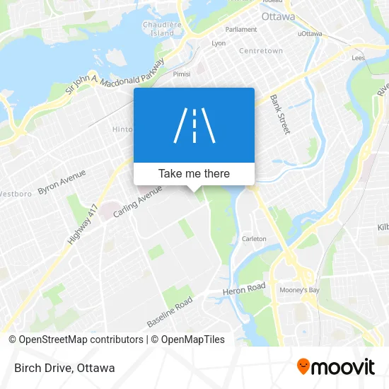 Birch Drive map