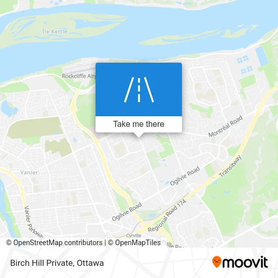 Birch Hill Private map