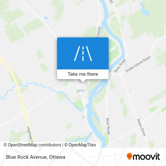 Blue Rock Avenue map