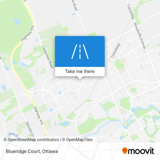 Blueridge Court map