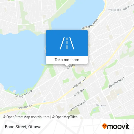 Bond Street map