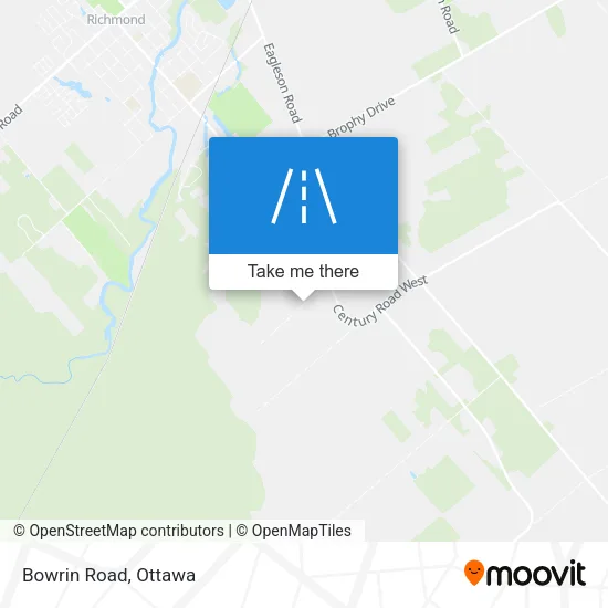 Bowrin Road map