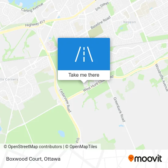 Boxwood Court map