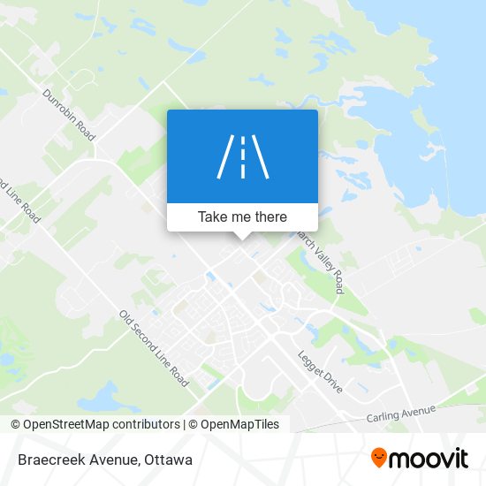 Braecreek Avenue map