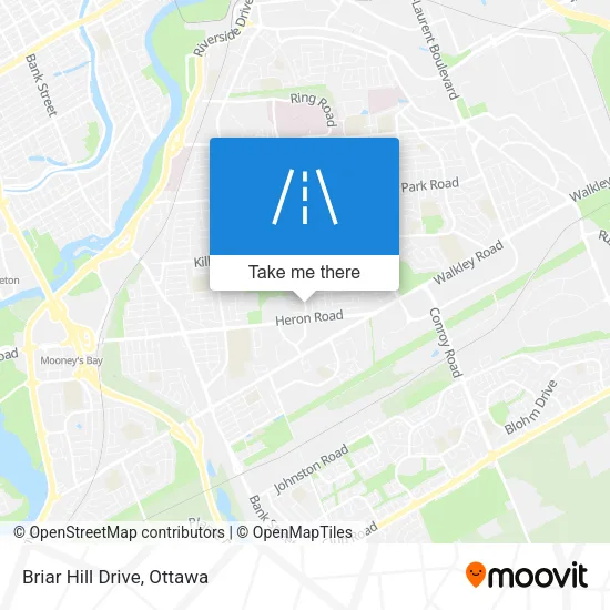 Briar Hill Drive map