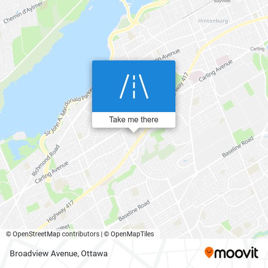 Broadview Avenue map