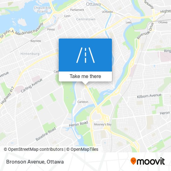 Bronson Avenue map